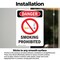 Signmission Smoking Prohibited Danger Sign, Vinyl Decal, 5in W x 7in L, 2PK OS-2PACK-DS-D-57-V-1575 - alternate 3